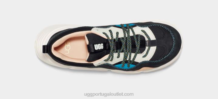 preto multi couro de renda calle UGG 20TJ2151 mulheres