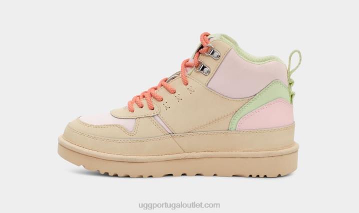 rosa pastel couro highland hi Heritage UGG 20TJ677 mulheres