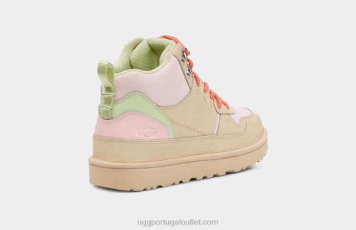 rosa pastel couro highland hi Heritage UGG 20TJ677 mulheres