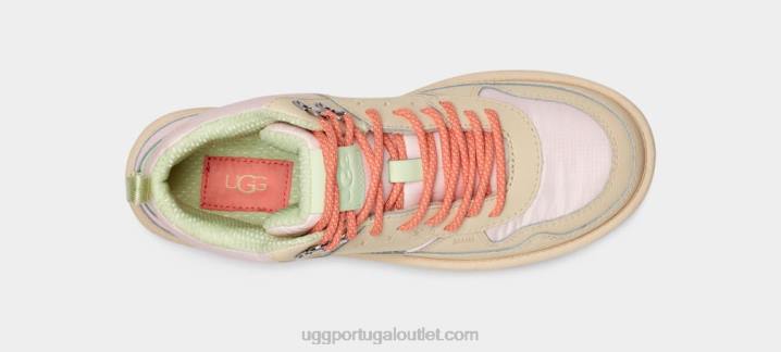 rosa pastel couro highland hi Heritage UGG 20TJ677 mulheres