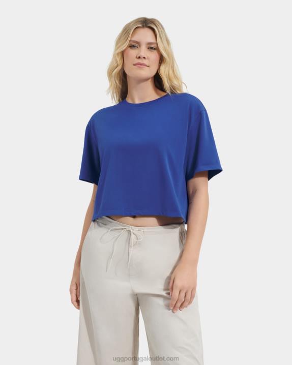 azul camiseta cortada tana UGG 20TJ1010 mulheres