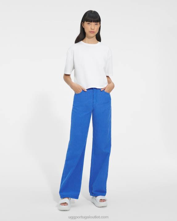 branco camiseta cortada tana UGG 20TJ1011 mulheres