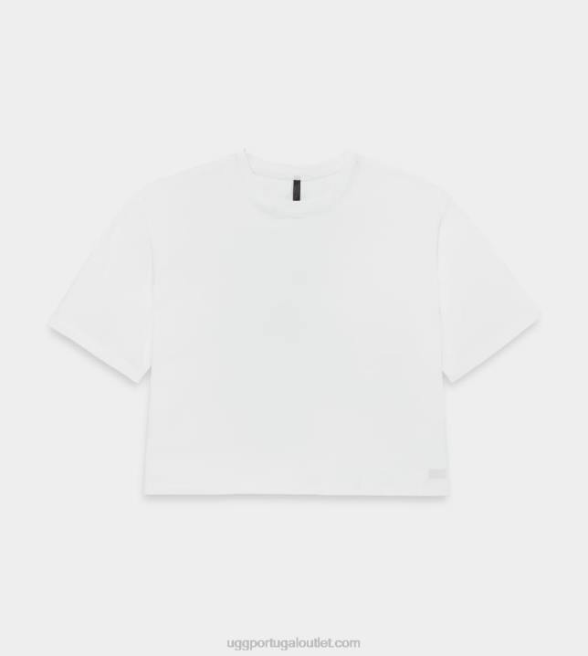 branco camiseta cortada tana UGG 20TJ1011 mulheres
