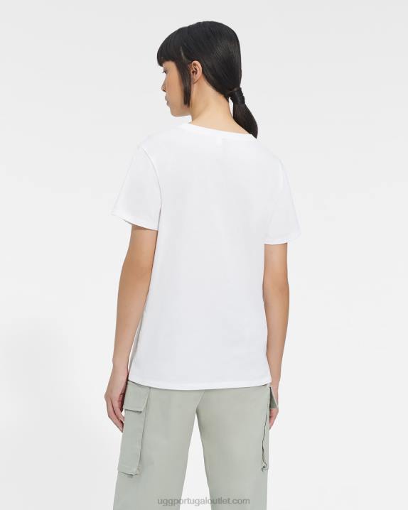 branco uma camiseta UGG 20TJ1050 mulheres
