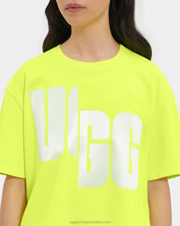 marca-texto/branco camiseta com logo fionna UGG 20TJ1323 mulheres