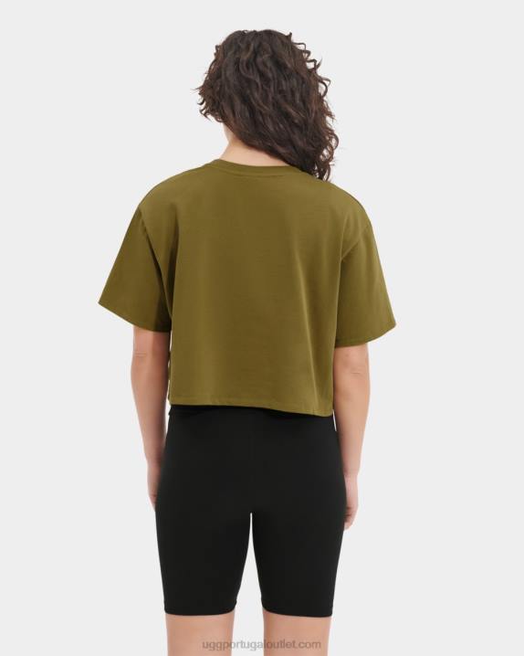 muda camiseta cortada tana UGG 20TJ2234 mulheres