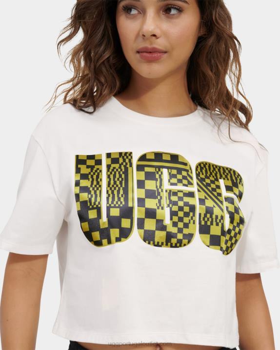 nimbo camiseta com logo cropped thahlia UGG 20TJ1082 mulheres