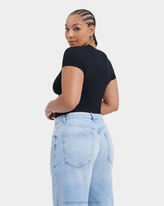 preto camiseta bebê miriam UGG 20TJ914 mulheres