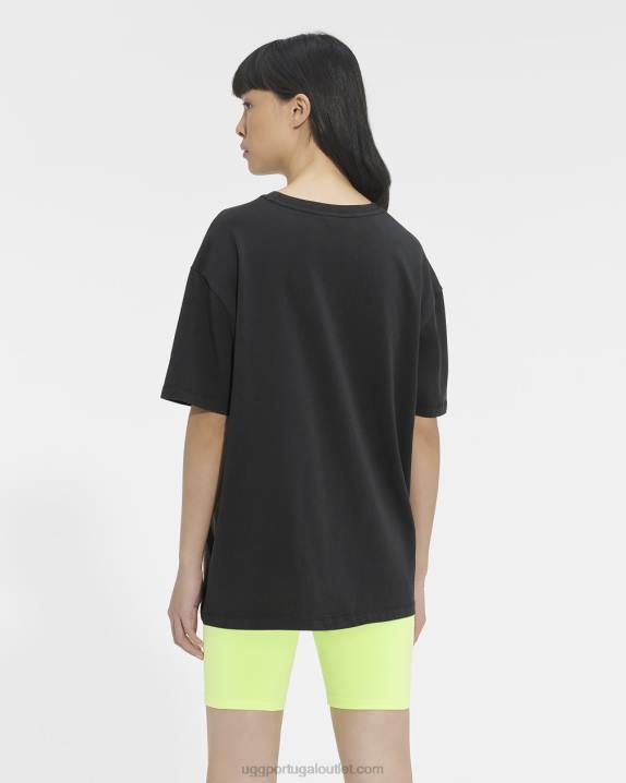 preto/carvão camiseta logo jacqueline UGG 20TJ1321 mulheres