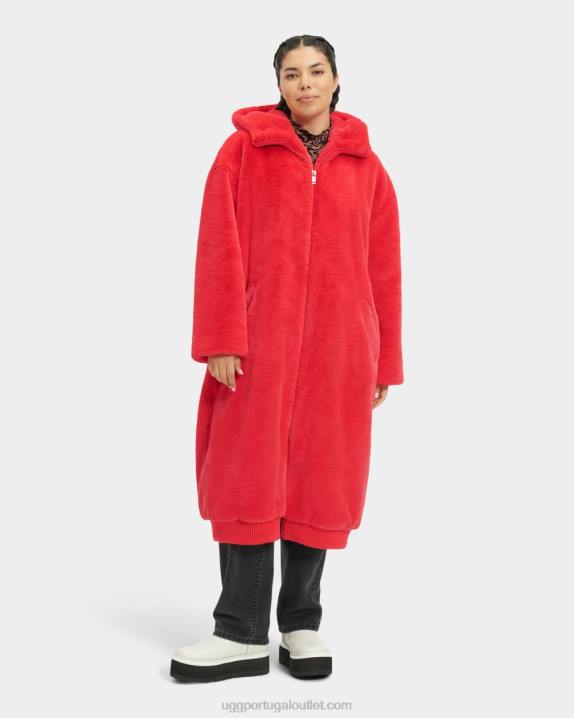 acender casaco de pele sintética oversized koko UGG 20TJ1274 mulheres
