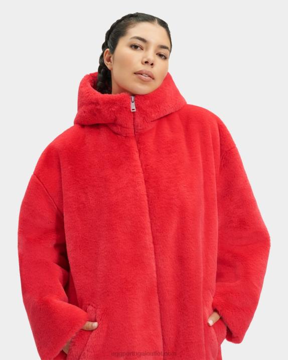 acender casaco de pele sintética oversized koko UGG 20TJ1274 mulheres