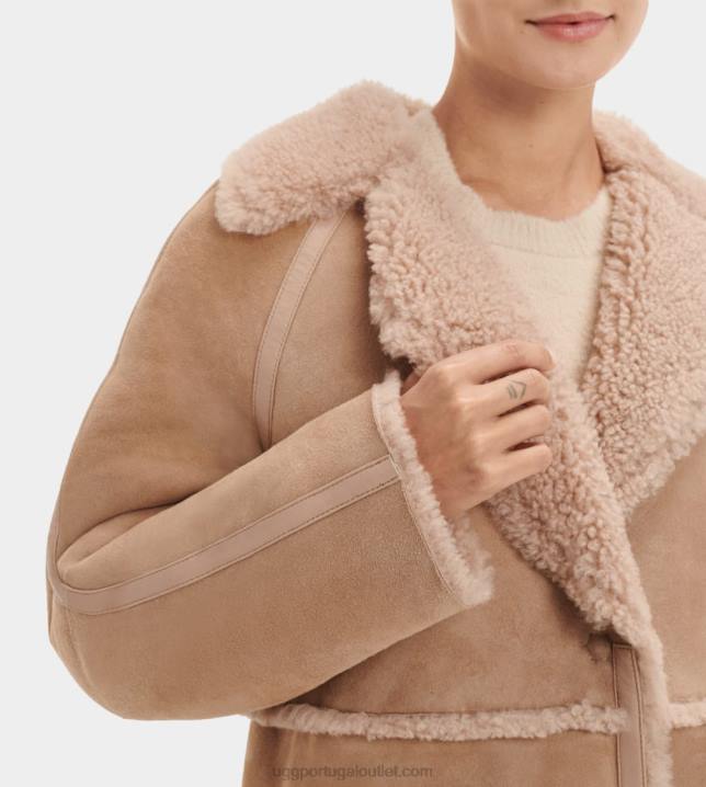 sândalo casaco de pele de carneiro fayre twinface UGG 20TJ1169 mulheres