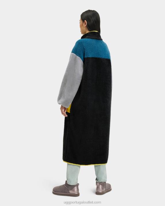 tinta casaco longo marlene sherpa UGG 20TJ1336 mulheres