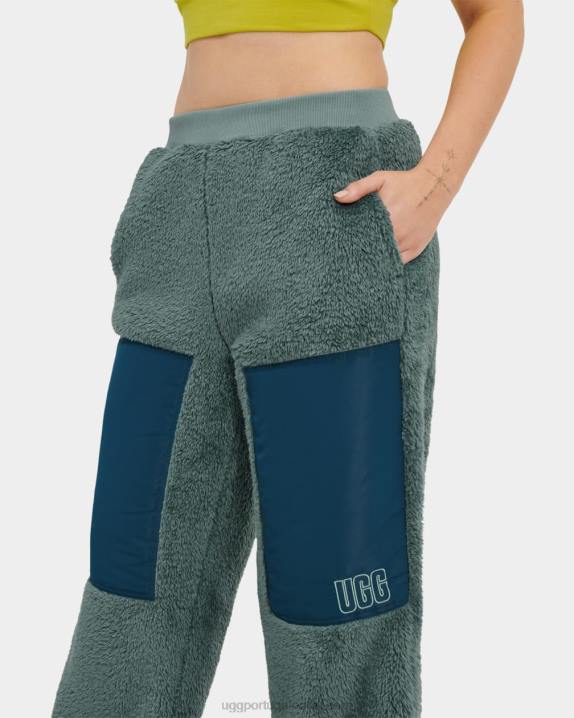 aloe vera/azul meia-noite orrin sherpa jogger UGG 20TJ1107 mulheres