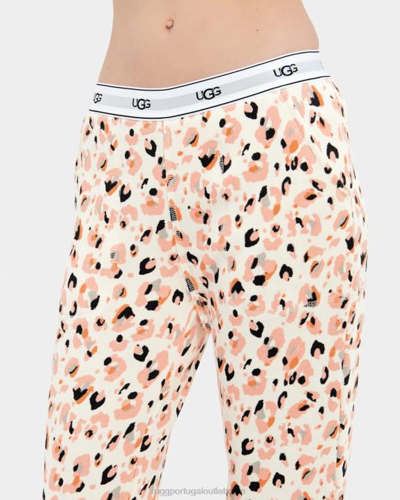 leopardo pintado de creme cathy joggers UGG 20TJ164 mulheres