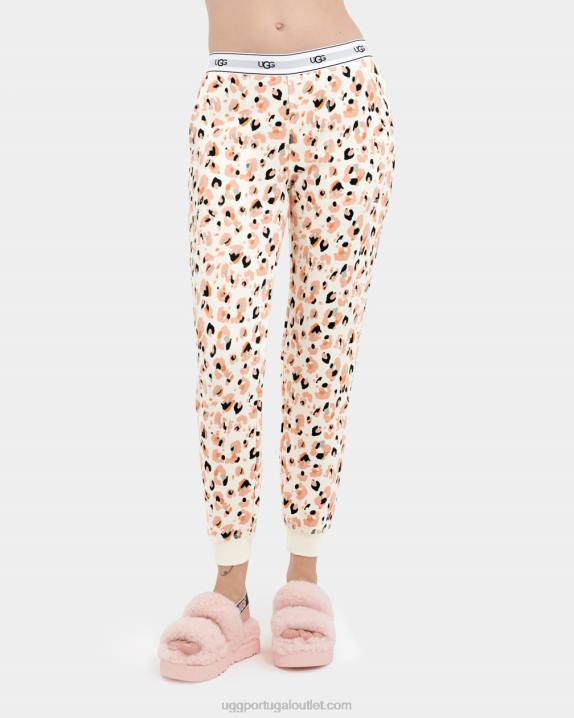 leopardo pintado de creme cathy joggers UGG 20TJ164 mulheres
