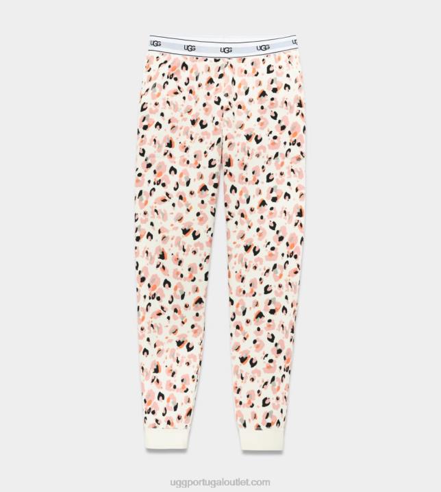 leopardo pintado de creme cathy joggers UGG 20TJ164 mulheres
