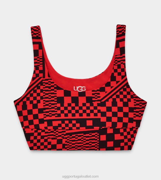 cheques inflamados/pretos sutiã zayley UGG 20TJ1263 mulheres