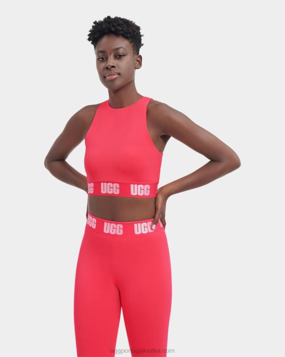 flamingo rosa sutiã com logo wilmina UGG 20TJ1020 mulheres