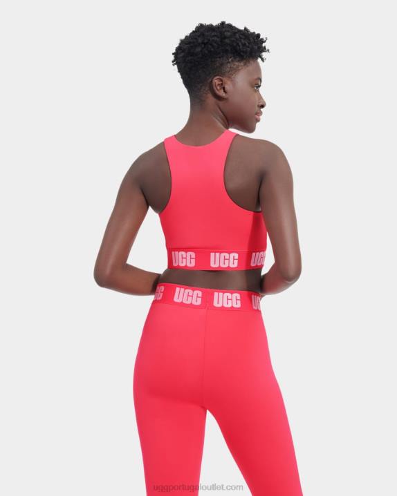 flamingo rosa sutiã com logo wilmina UGG 20TJ1020 mulheres