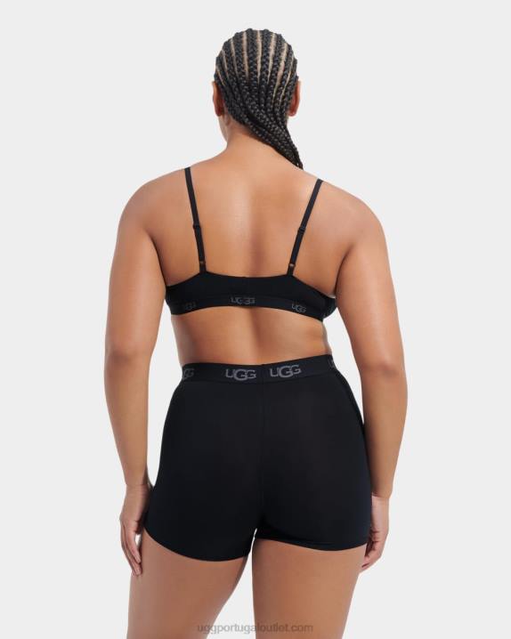preto francis bralette UGG 20TJ926 mulheres