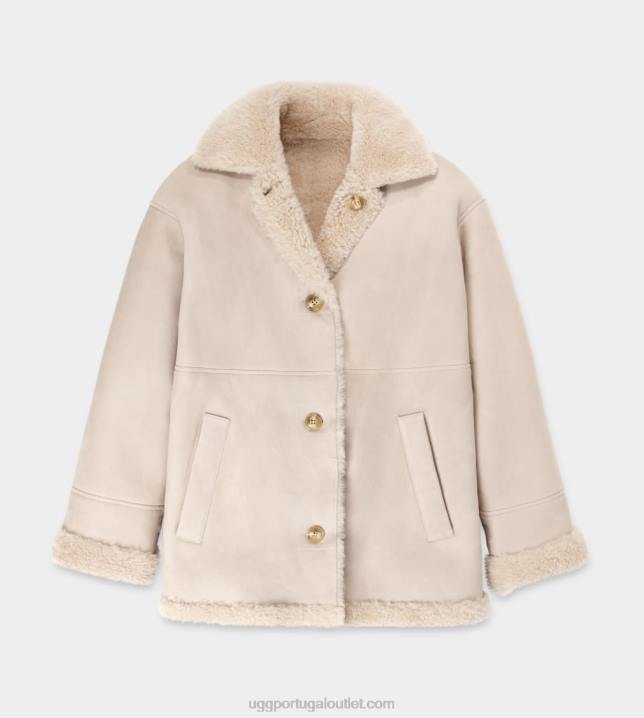 areia jaqueta reversível faydon UGG 20TJ2268 mulheres