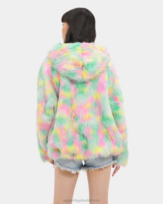 aura de limão jaqueta de pele sintética cravo aura UGG 20TJ94 mulheres