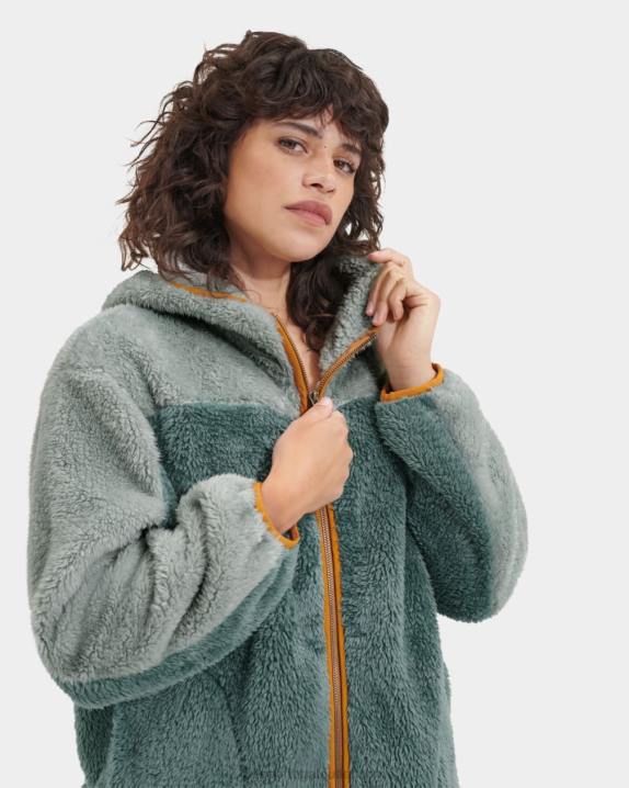 calçada/babosa sheila sherpa zíper completo UGG 20TJ97 mulheres