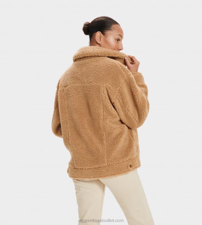 camelo jaqueta trucker frankie sherpa UGG 20TJ989 mulheres