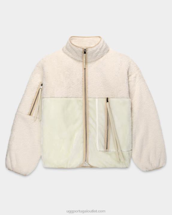creme jaqueta sherpa marlene ii UGG 20TJ1014 mulheres
