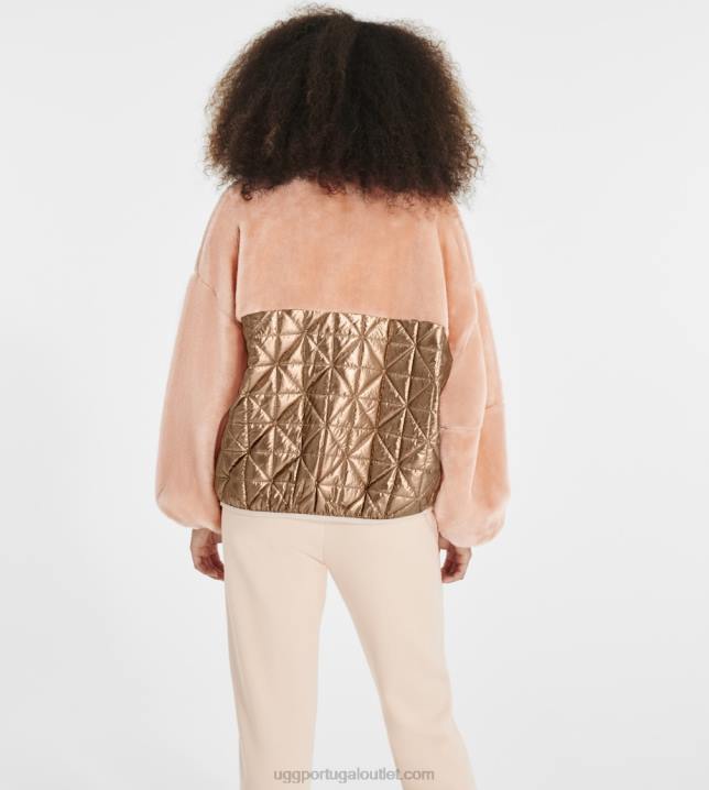 crepúsculo rosa/ouro rosa marlene jaqueta acolchoada metalizada UGG 20TJ1372 mulheres