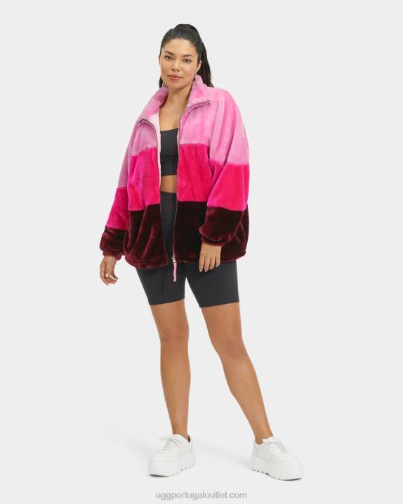 devaneio multi jaqueta de pele falsa elaina UGG 20TJ167 mulheres