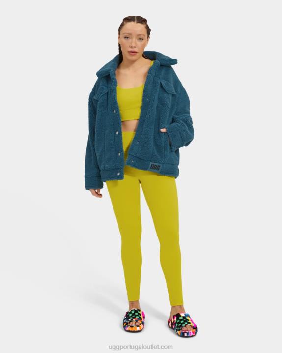 honra azul jaqueta trucker frankie sherpa UGG 20TJ1161 mulheres