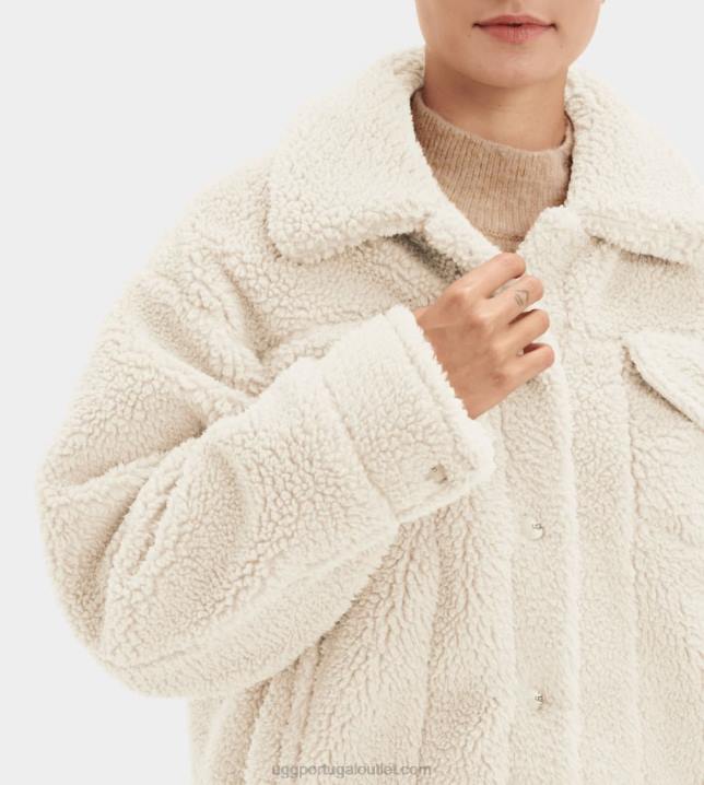 natural jaqueta trucker frankie sherpa UGG 20TJ1160 mulheres