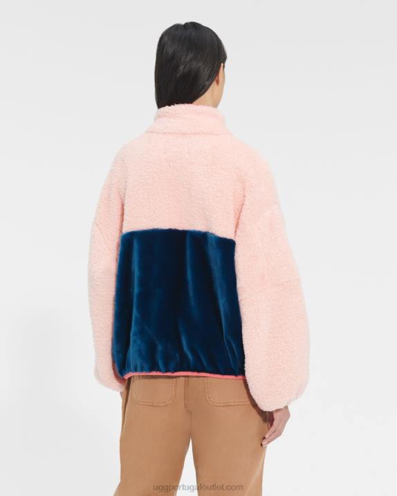 opala rosa/azul honra jaqueta sherpa marlene UGG 20TJ172 mulheres