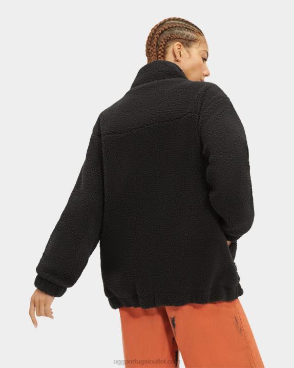 preto/creme jaqueta raquelle UGG 20TJ2067 mulheres