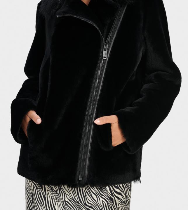 preto jaqueta curta nadine UGG 20TJ185 mulheres