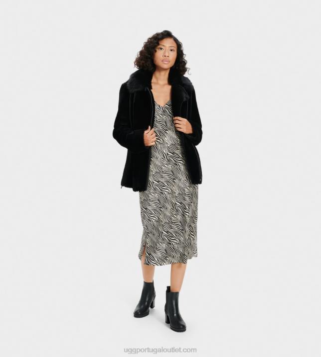 preto jaqueta curta nadine UGG 20TJ185 mulheres