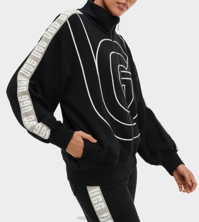 preto jaqueta de trilha devaneio UGG 20TJ1314 mulheres