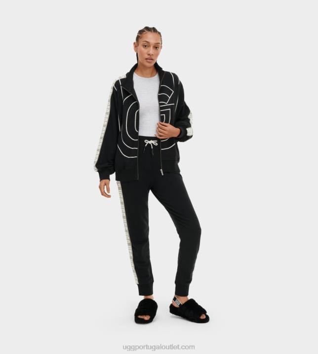 preto jaqueta de trilha devaneio UGG 20TJ1314 mulheres
