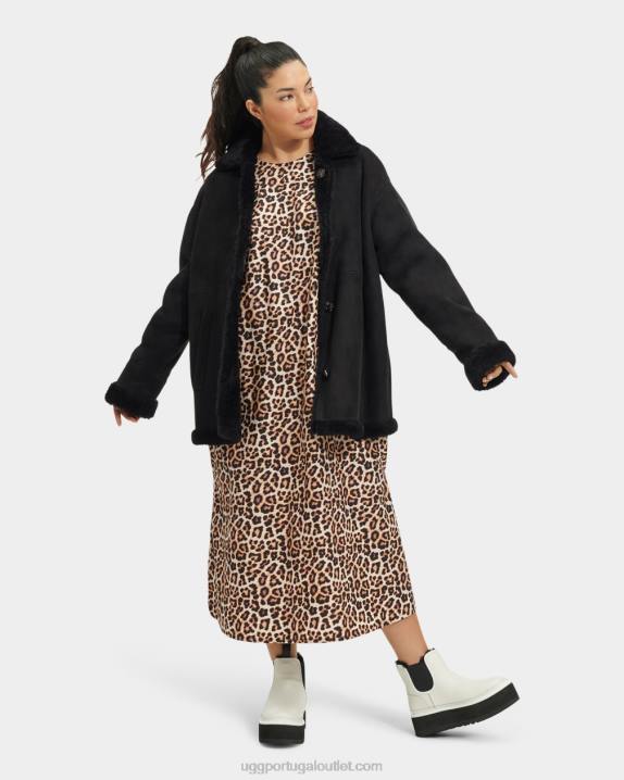 preto jaqueta reversível faydon UGG 20TJ2267 mulheres