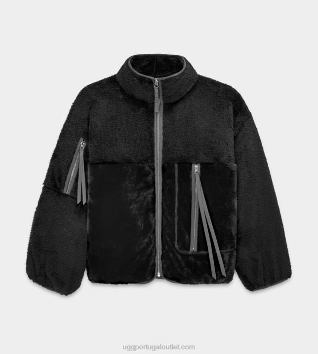 preto jaqueta sherpa marlene ii UGG 20TJ1015 mulheres