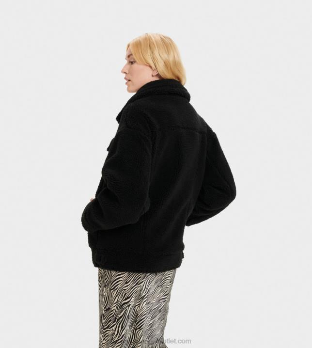 preto jaqueta trucker frankie sherpa UGG 20TJ991 mulheres