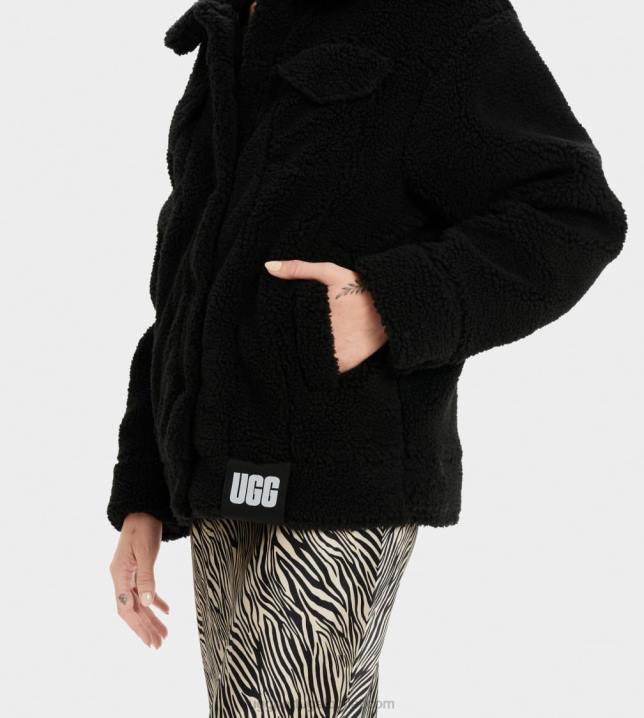 preto jaqueta trucker frankie sherpa UGG 20TJ991 mulheres