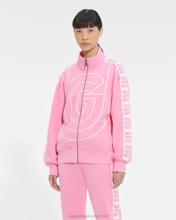 sachê rosa jaqueta de trilha devaneio UGG 20TJ1313 mulheres