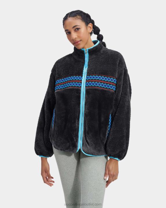 trança de herança negra jaqueta sherpa marlene trança tradicional UGG 20TJ2168 mulheres