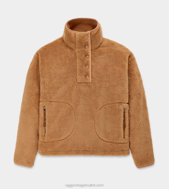 Pardo pulôver de meia pressão atwell sherpa UGG 20TJ2199 mulheres