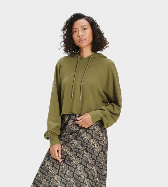 azeitona selvagem moletom cropped keira UGG 20TJ1293 mulheres