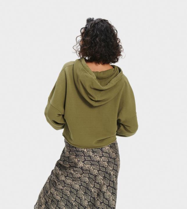 azeitona selvagem moletom cropped keira UGG 20TJ1293 mulheres