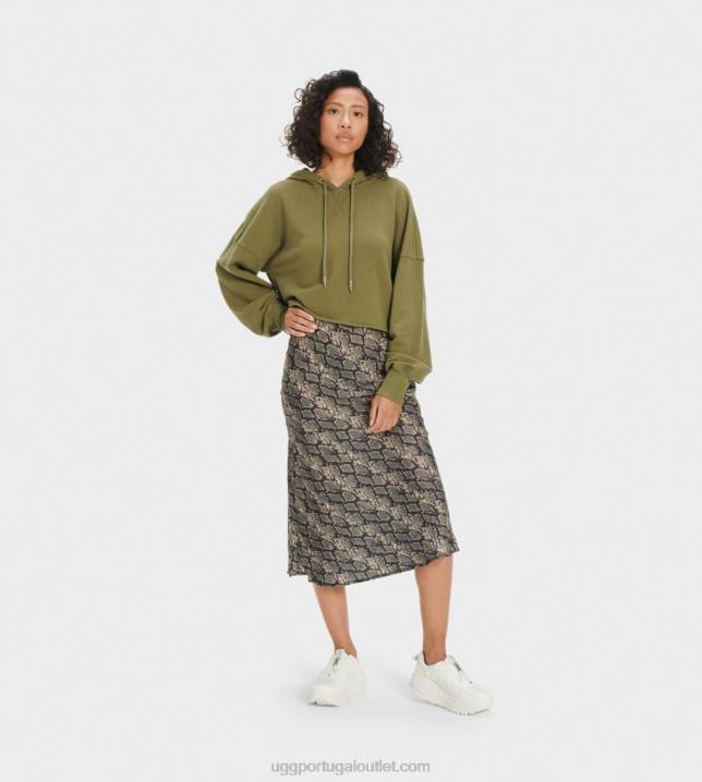 azeitona selvagem moletom cropped keira UGG 20TJ1293 mulheres